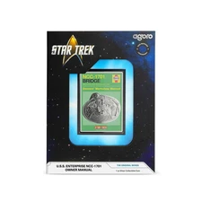 2025 Niue Star Trek U.S.S. Enterprise NCC 1701 Bridge Manual 1 oz Silver Coin