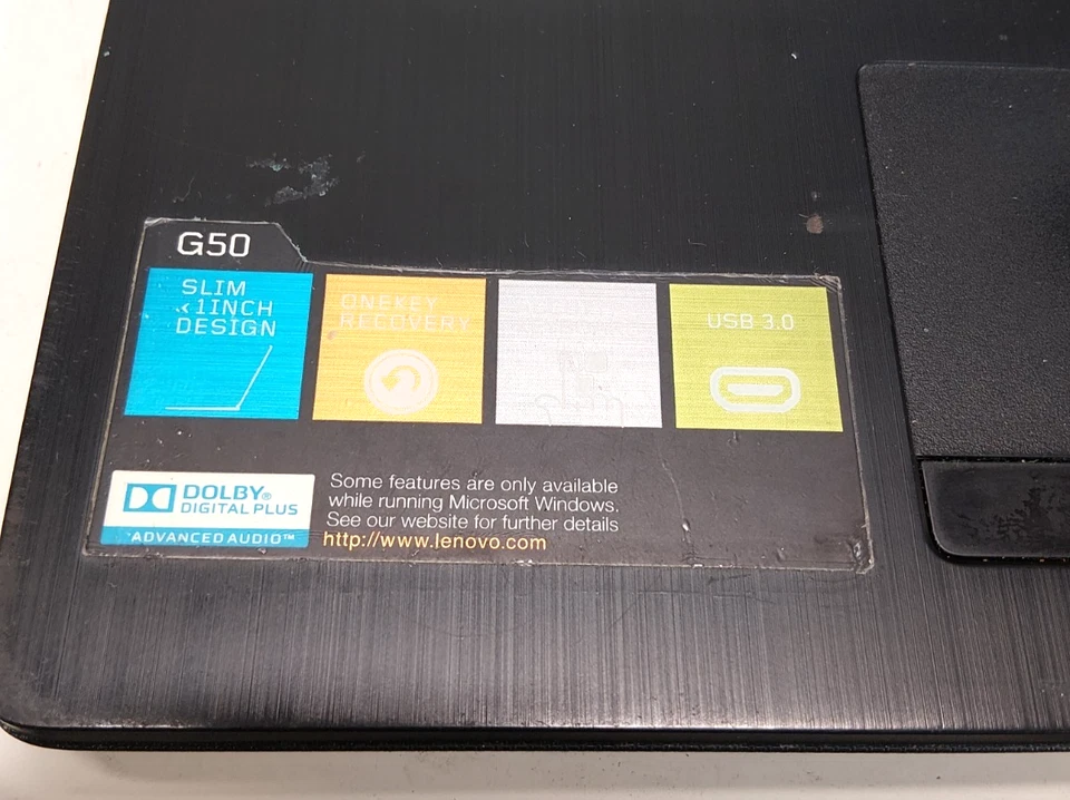 Procesador Lenovo G50 15,6" AMD A8 | Para piezas/reparación #492 Foto 3 de 4