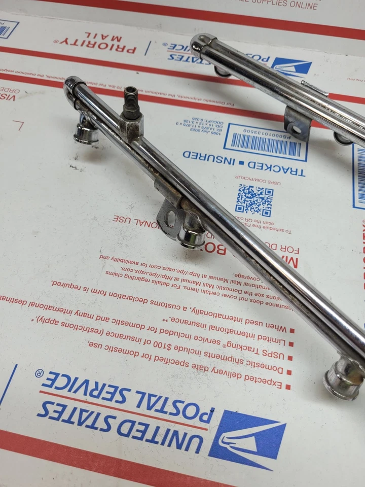 1992-1996 Ford F150 F250 Bronco 5.8 351 V8 Fuel Injection Rail F6TE 9F792 Nice!! - Image 3 of 4