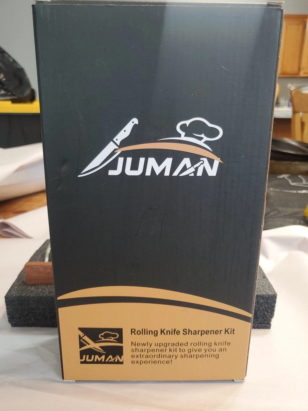 Original Juman Rolling Knife Sharpener 15° and 20° Sharpening with box