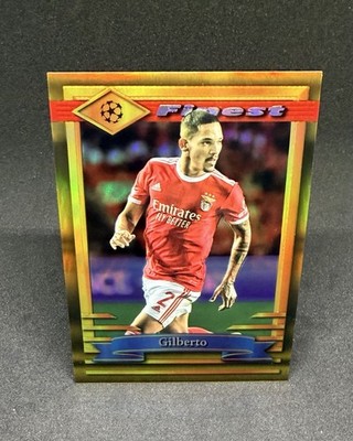 Gilberto /50 Gold - 2022-23 Topps Finest Flashbacks UEFA - Benfica Lissabon