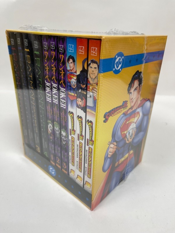 DC Manga TPB 10-Book Box Set Superman/Batman/Joker DC Comics New Sealed