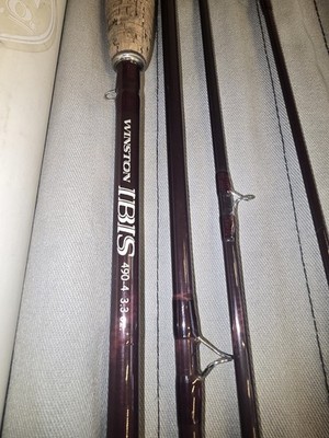 CLASSIC  WINSTON IBIS 490 SERIES, 4 WEIGHT, 4 PIECE DRY FLY ROD, WITH CASE