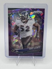 2025 Panini Prizm - Ray Lewis #42 Purple Ice Prizm /225