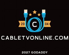 cabletvonline.com two word .com domain name Godaddy 2004-2027 Priced to sell.