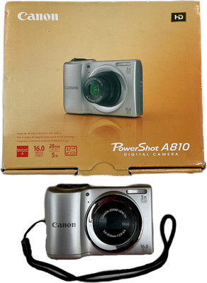 Canon PowerShot A810 16MP Compact Point & Shoot Camera Silver | eBay