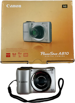 Canon PowerShot A810 16MP Compact Point & Shoot Camera Silver | eBay