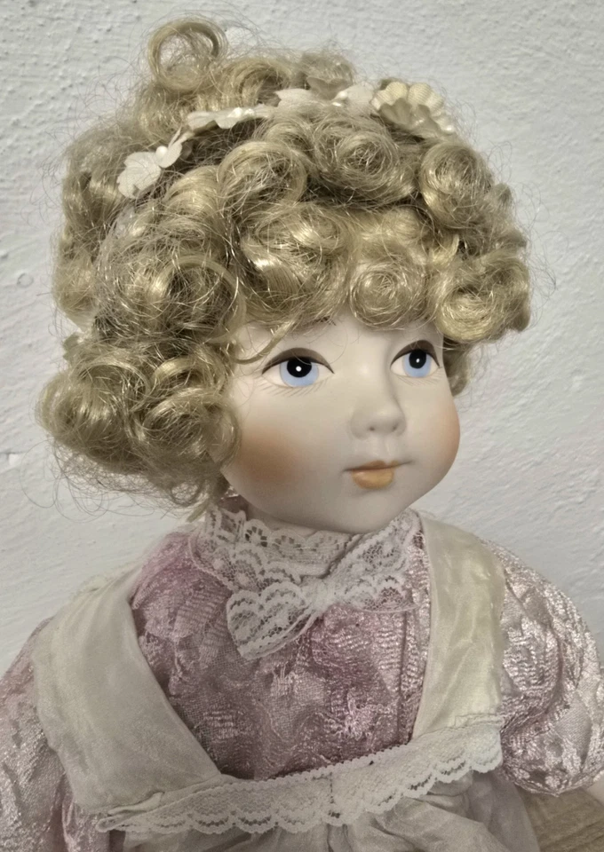 Artist doll, porcelain doll, 42 cm, collector's item, rarity, vintage, antique - Image 4 of 4