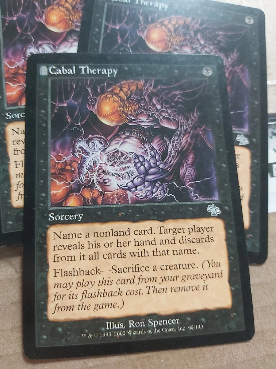 Cabal Therapy Magic: The Gathering Individual Trading Card Games