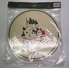 PFALTZGRAFF Snow Village Burner Cover Set Electric Range 2 -10" 2 -8" New Unique