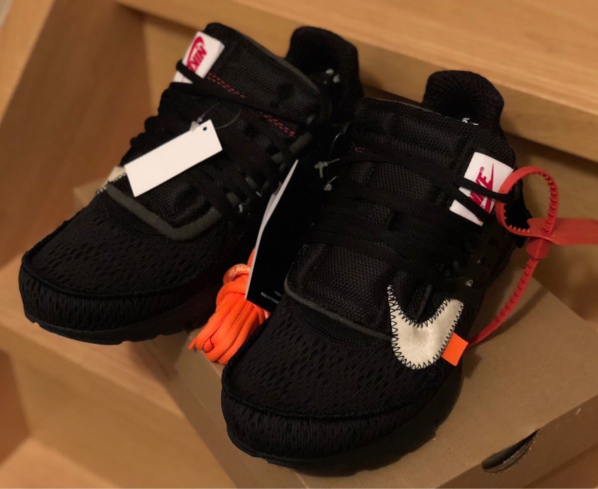 OFF WHITE X NIKE NIKE Uomo 8.0US Domestic Regular Off White X The 10 Air Presto Nero Us8