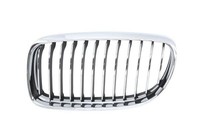 Blic 6502-07-0062991PQ Thatcham Chrom-Schwarz KüHlergitter Links FüR BMW 3 E90