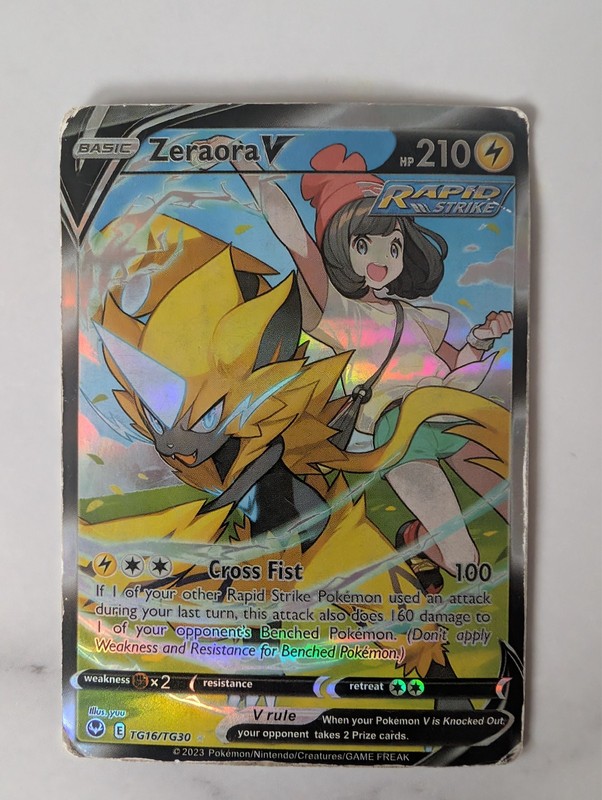Pokemon Silver Tempest Zeraora V TG16