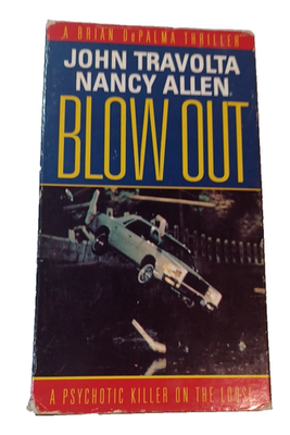 #ad Blow Out VHS 1981 1993 Brian DePalma John Travolta Nancy Allen Dennis Franz $12.95