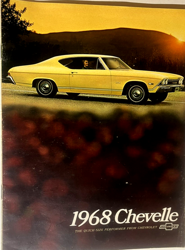 1968 CHEVROLET CHEVELLE CAR BROCHURE - 16 PAGES - Picture 1 of 5