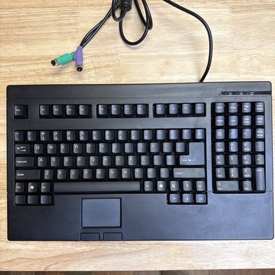 SolidTek ACK-730 Narrow Rack Sized Keyboard with Trackpad, PS/2