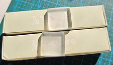 2 pkgs - 40 7/8" Square Clear Glass Tiles for Craft Pendants