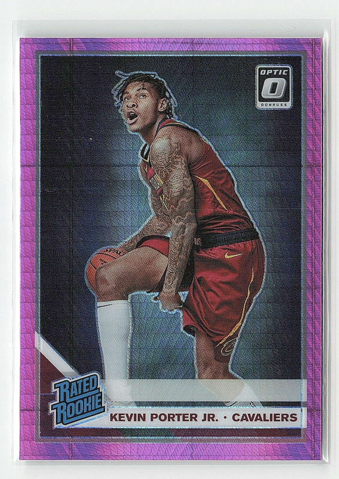 2019 Panini Donruss Optic Kevin Porter Jr. Hyper Pink #179 RC Cavaliers
