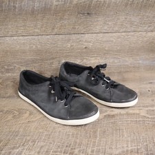  NEW Sperry Top-Sider Sailor Leather Black Sneaker Shoe Women's Size 8.5 NEW 