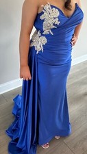 Women's Size Medium 8-10 Jessica Angel Royal Blue Prom Dress