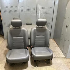 2015-2023 Dodge 3500 Front & Rear Seat Set Bench Grey Vinyl Sxx8 Manual OEM Part