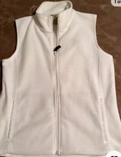 Woolrich gilet in pile avorio/crema piccolo usato in ottime condizioni