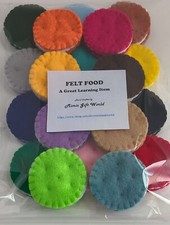 20 pc Felt Food Sandwich Cookies Fun  Learning all in one Felt Sandwich Cookies