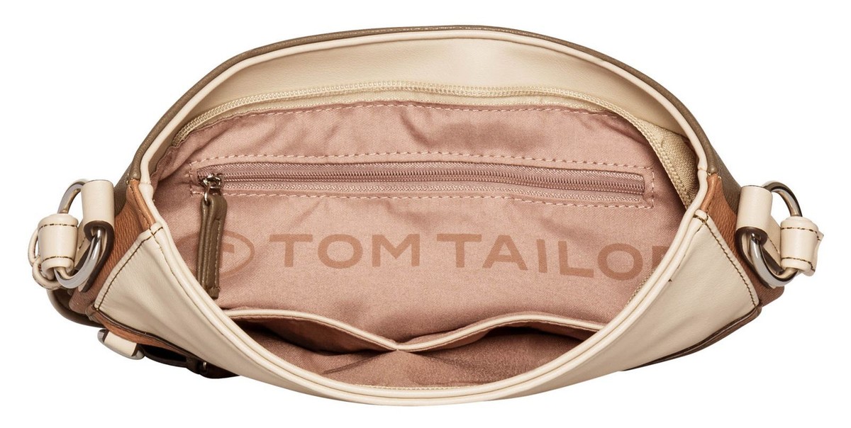 Sac Bandoulière Tom Tailor Jule Crossbody Bag S - Couleur Mixed Cognac, 100% Polyuréthane, Neuf Avec étiquettes