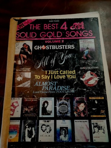 Die besten 4 plus 24 Solid Gold Songs Ghostbusters Klavier Noten 1984 G