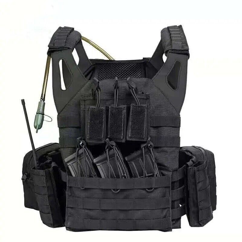Yakeda Plate carrier with Hydration pouch tactical vest Police