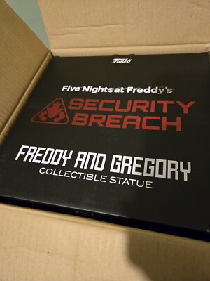 Five Nights At Freddys: Security Breach Freddy and Gregory Funko Statue - NIB