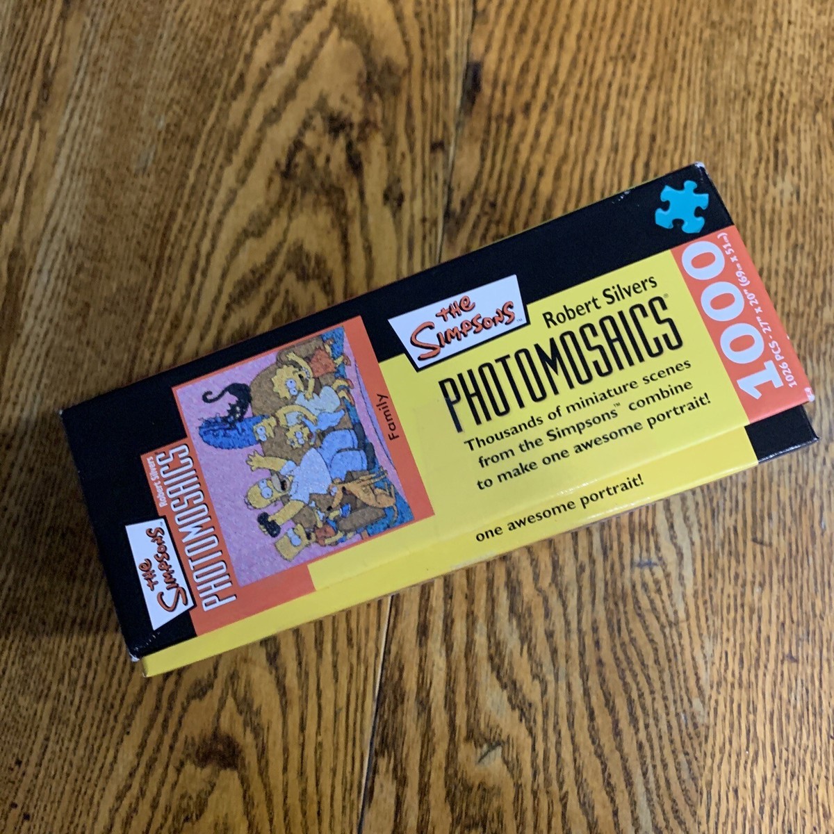 The Simpsons Family Photomosaics Puzzle 1000 Piece Robert Silvers