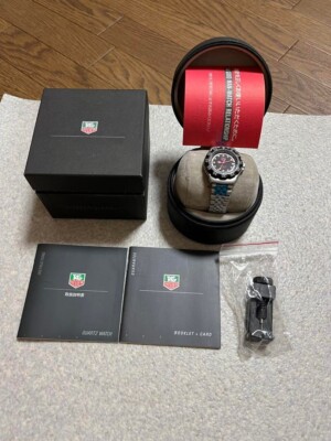 USED Excellent] TAG Heuer Formula 1 WA1217 Quartz Black Pink Dial