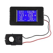 AC Digital Meter AC 80-260V 100A LCD Display Digital Current Voltage Power En...