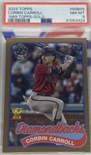 2024 Topps Series 1 CORBIN CARROLL 1989 35th gold 20/75 Diamondbacks #89B-99