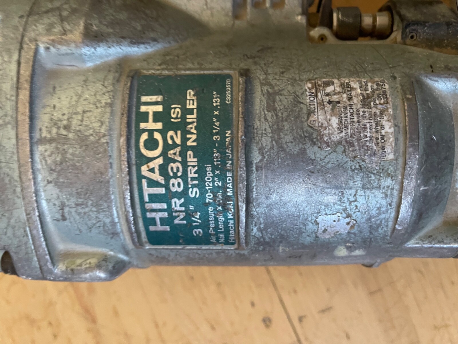 hitachi framing nailer nr83a2 eBay