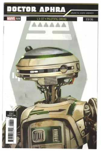 Marvel Comics STAR WARS DOCTOR APHRA #26 first print Galactic Icons cover