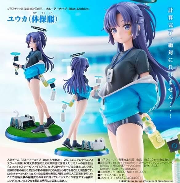 ゆっこ　archivio アルチビオ　セットアップ　ブルー NEW AUTHENTI Max Factory Blue Archive Yuuka P.E. Uniform 1/7