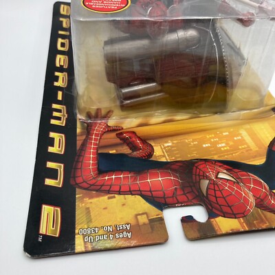 特撮 Spider-Man Spider-Man 2: The Movie Twist N&#39; Shoot Spider-Man Action Figure with Street Fighting and Web Slinging Actions SPIDER-MAN 2 Twist N Shoot Street Fighting & Web Slinging