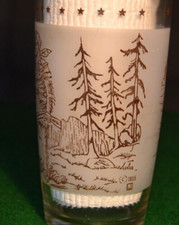 Davy Crockett Tumbler 1955 5" High A Real Nice Glass No Seen Defects