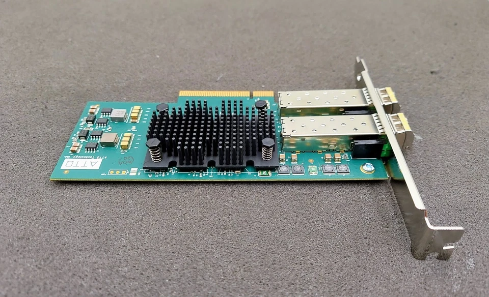 ATTO FF-NS12 FastFrame NS12 Dual-Port 10GbE SFP+ PCIe 2.0 NIC FFRM-NS12-000 - Image 3 of 4