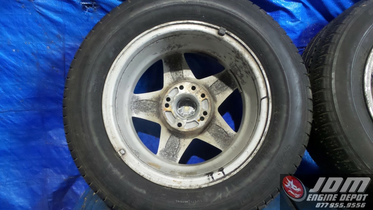 JDM BRIDGESTONE RAG S5 15X6.5+20 205/65/15 FALKEN 4X100