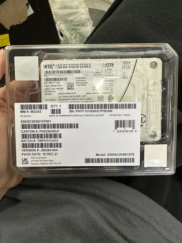 Intel SSD DC S4510 240GB 480GB 960GB 1.92TB 3.84TB 7.68TB2.5"SATA III 6Gb/s LOT