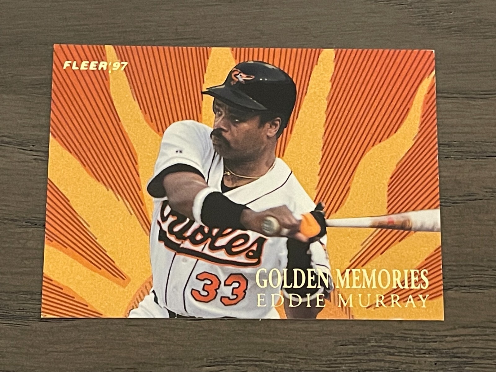 Eddie Murray #6 Baseball Cards 1997 Fleer Golden Memories trading card — raw and PSA graded price guide