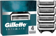 Pack 4 Lames GILLETTE INTIMATE Recharge de Rasoir Zone Intime Gilette ORIGINAL*