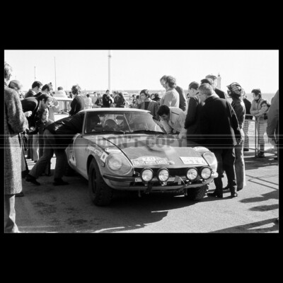 Photo A.036078 DATSUN 240Z TONY FALL MIKE WOOD RALLYE MONTE CARLO 1971 ...