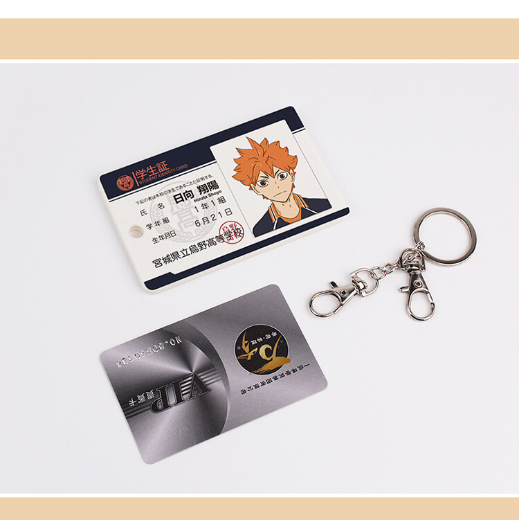 Haikyuu!! Kenma Kozume Anime Bus Card Case Keychain Card Case