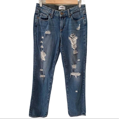 Paige Porter Distressed Jeans Size 24 
