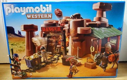2012 Geobra Playmobil 5246 Gold Mine Gold Mine New Sealed!