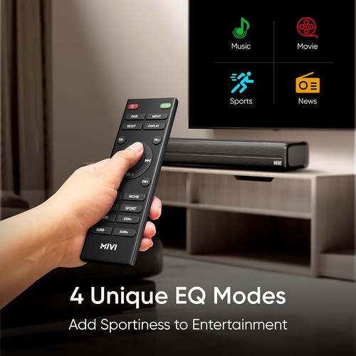 Mivi Fort H350 Soundbar , 5.1 CH, 2 Satellite Speakers & External Subwoofer,350W - Picture 4 of 7